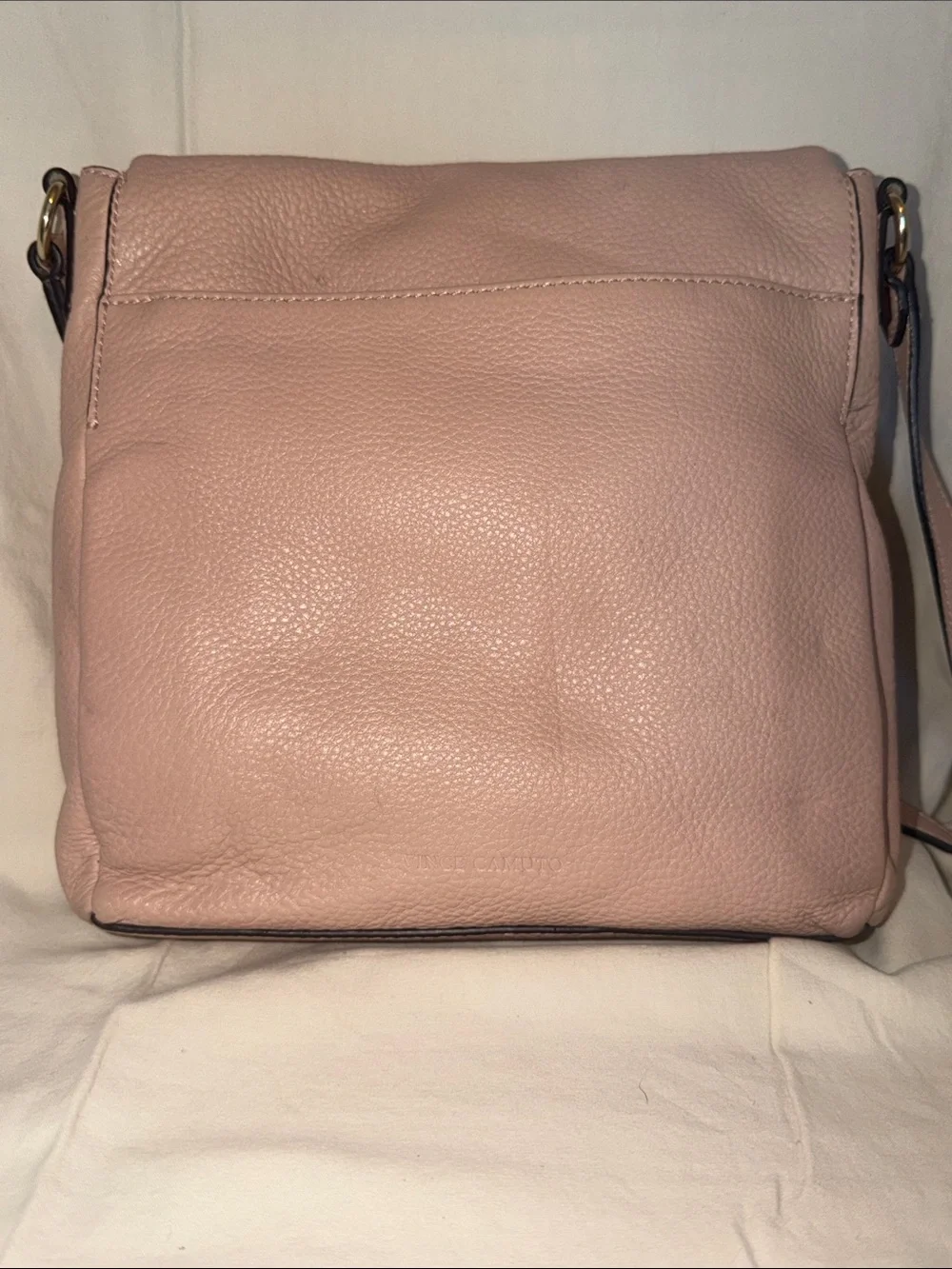 Vince Camuto- Blush Pink Crossbody Bag - Stylish Everyday Shoulder Bag
